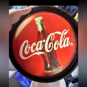 Coca-Cola Red and Black Serving Tray